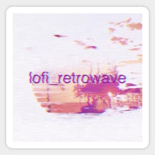 Lofi retrowave Sticker